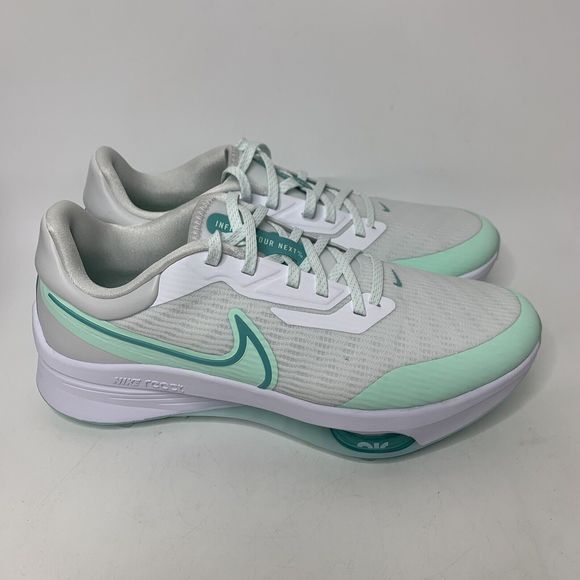 Nike Golf Shoes Air Zoom Infinity Tour Next% Mens 10.5 White Mint/Foam DC5221